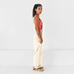 The Driftwood Tales The Driftwood Tales Damen vegan Jumpsuit Beige – Produktbild 1 von 1