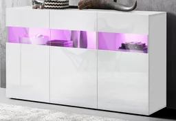OTTO home Sideboard, Kommode mit 3 Türen, Breite 130 cm, ohne Beleuchtung – Produktbild 1 von 1
