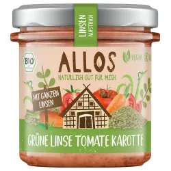 Allos Allos Brotaufstrich mit grünen Linsen, Tomate & Karotte – Produktbild 1 von 1