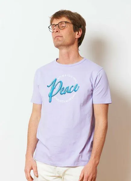 SPARKLES OF LIGHT SPARKLES OF LIGHT Yoga Shirt | PEACE WITH YOU & ME, Türkis (grün), – Produktbild 2 von 2