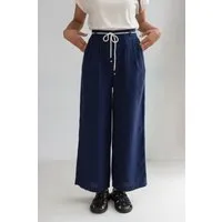 TWOTHIRDS TWOTHIRDS Damen vegan Hose San Vito Blaue Nacht – Produktbild 1 von 1
