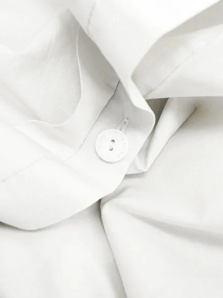 erlich textil erlich textil Finn Bettdeckenbezug aus Bio-Baumwolle, made in Europe, Weiß, – Produktbild 6 von 8
