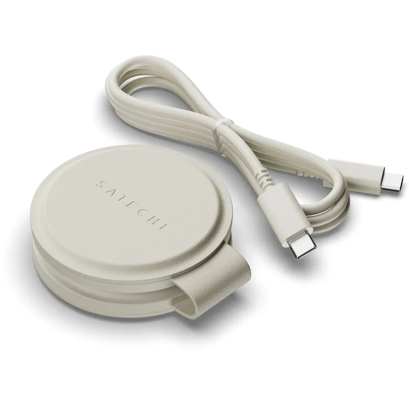 Satechi Satechi OntheGo Wireless Charger mit QI2 Sand 15W 2 in 1 – Produktbild 3 von 3