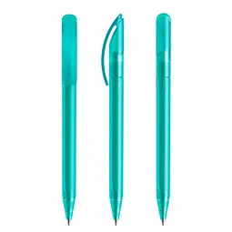 prodir prodir® Drehkugelschreiber DS3 TFF, blaue Mine, petrol/transparent – Produktbild 1 von 1