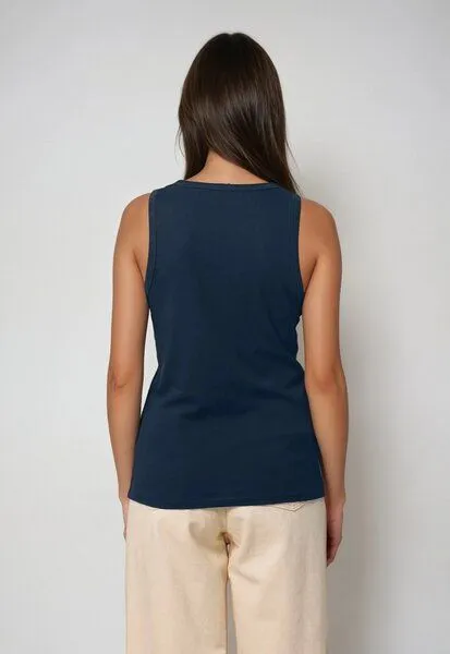 TORLAND TORLAND Damen Tanktop, Blau (french navy), – Produktbild 3 von 4