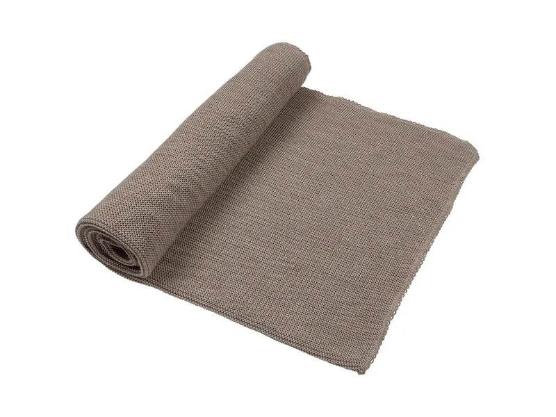 Reiff Strickwaren Reiff Strickwaren Wickeldecke Schurwolle (kbT) ca. 80 x 90 cm, Natur, braun, – Produktbild 1 von 1