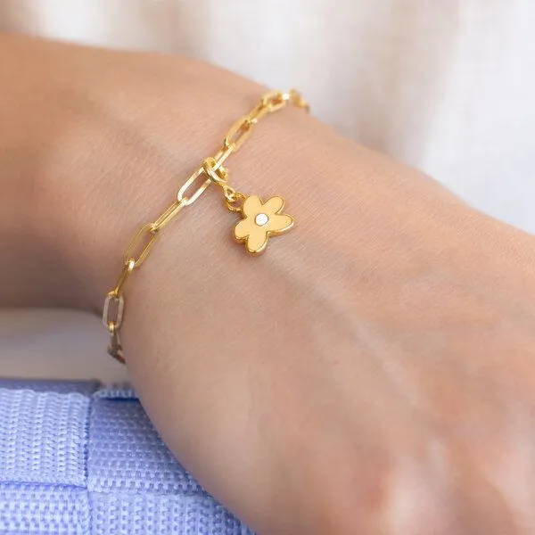 Paeoni Colors Paeoni Colors Blumen-Anhänger aus 18k Gold Vermeil, 925 Sterling Silber – Produktbild 2 von 4