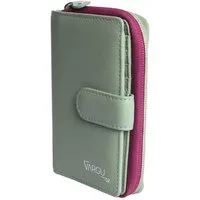 Vargu Vargu Echtleder Geldbörse MASIN 1-A, Sage green-cranberry, – Produktbild 1 von 1
