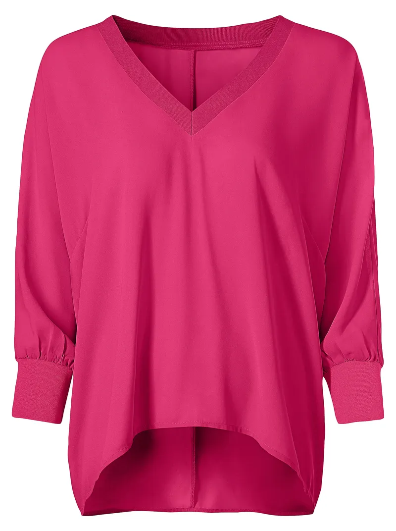 heine Schlupfbluse pink, Pink, – Produktbild 1 von 2