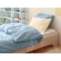 Yumeko Kinderbettwäsche "Yumeko" aus Perkal-Baumwolle, Blue lagoon, – Produktbild 1 von 1