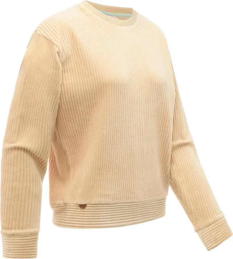 ragwear ragwear Sweatshirt Dellani Cordy Langarm Oberteil in Kord-Optik, Braun, – Produktbild 1 von 4
