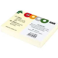 HAN HAN Karteikarten für "CROCO" DIN A7 quer, liniert, gelb – Produktbild 1 von 1
