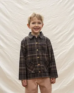 MATONA Matona Kariertes Hemd für Kinder aus Baumwoll-Flannel / Workshirt – Produktbild 1 von 1