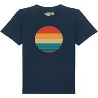 watabout kids watabout.kids T-Shirt Kinder Retro Sunset Ocean, French navy, – Produktbild 1 von 1