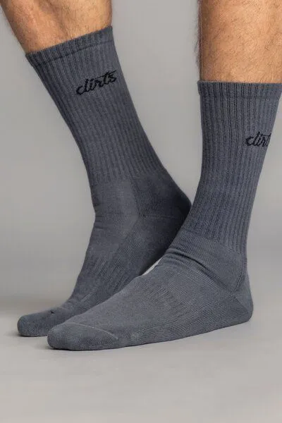DIRTS dirts Classic Logo Socks, Dunkelgrau, – Produktbild 2 von 2
