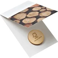 Kärtchen für Einkaufswagen-Chip 'Green Coin' inkl. 4-farbigem Aufdruck – Produktbild 1 von 1