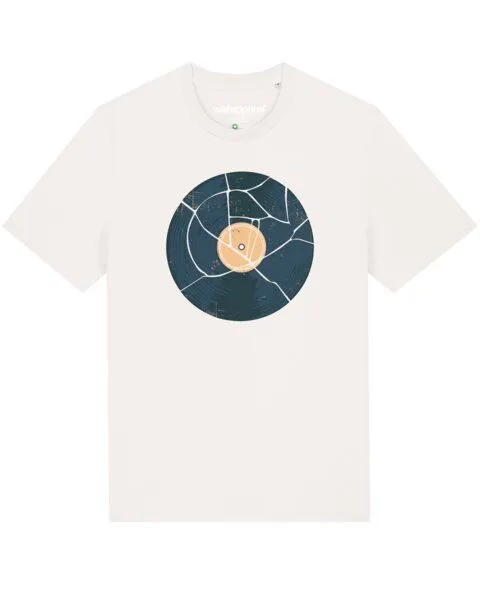 watapparel watapparel T-Shirt Unisex Broken Vinyl, Off white, – Produktbild 1 von 4
