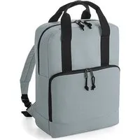 BagBase BagBase Recycled Twin Handle Kühltasche, Rucksack oder Tragetasche Thermo Backpack, Pure grey, – Produktbild 1 von 1
