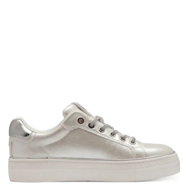 Tamaris Tamaris Textil Damen Sneaker Low, Weiß, – Produktbild 3 von 6