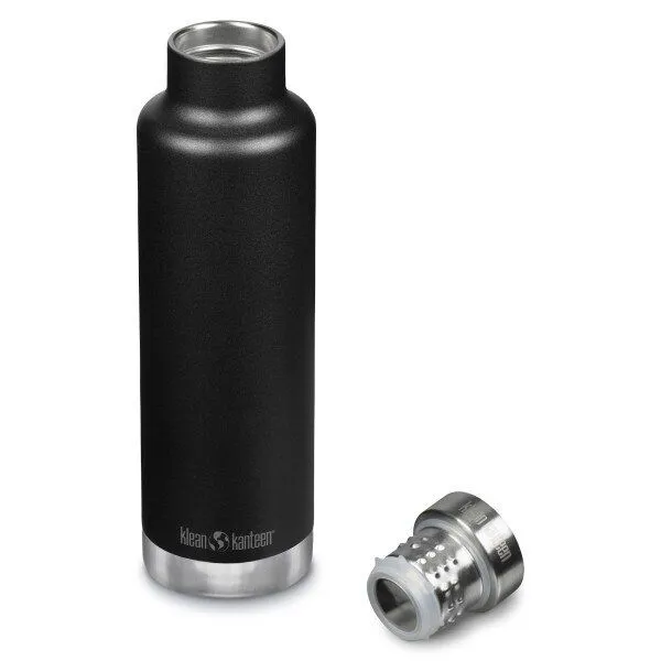 Klean Kanteen Klean Kanteen Classic 750ml mit Durchgusskappe, Schwarz, – Produktbild 3 von 4