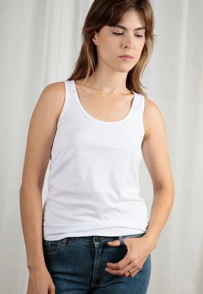 TORLAND TORLAND Damen Tanktop LILLI, Weiß, – Produktbild 1 von 4