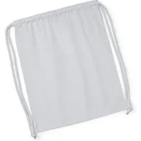 Westford Mill Westford Mill Organic Premium Cotton Gymsac, Light grey, – Produktbild 1 von 1