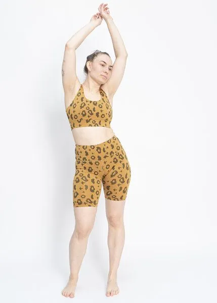 boochen boochen Sport BH Ubud mit Leopard Print, Yellow leopard, – Produktbild 4 von 4