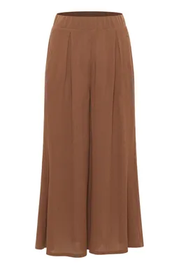 Tranquillo Hose Paulaa aus EcoVero™ Viskose - chocolate / 40 – Produktbild 1 von 1
