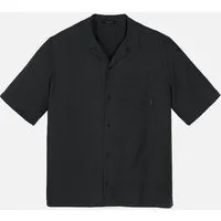 recolution Herren Hemd aus Leinen und LENZING ECOVERO Viskose Mix - CACTUS - recolution, Black (schwarz), – Produktbild 1 von 1