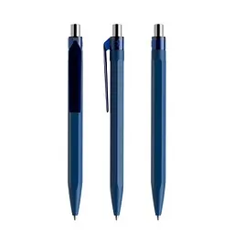 prodir prodir QS50 PMT Push Kugelschreiber, Sodalite Blue-Silver chrome finish – Produktbild 1 von 1