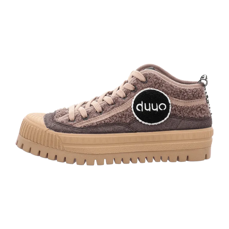 Duuo Duuo Damen Plateau Sneaker für Damen, Grau, – Produktbild 2 von 7