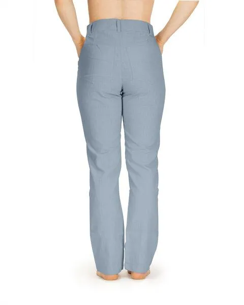 SCHAZAD Leinenhose APPROVAL-SLIM von SCHAZAD, Taubenblau, – Produktbild 3 von 3