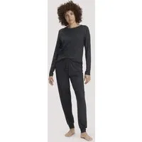 hessnatur hessnatur Pyjama Regular PURE FLOW aus TENCEL Modal, Schwarz, – Produktbild 1 von 1