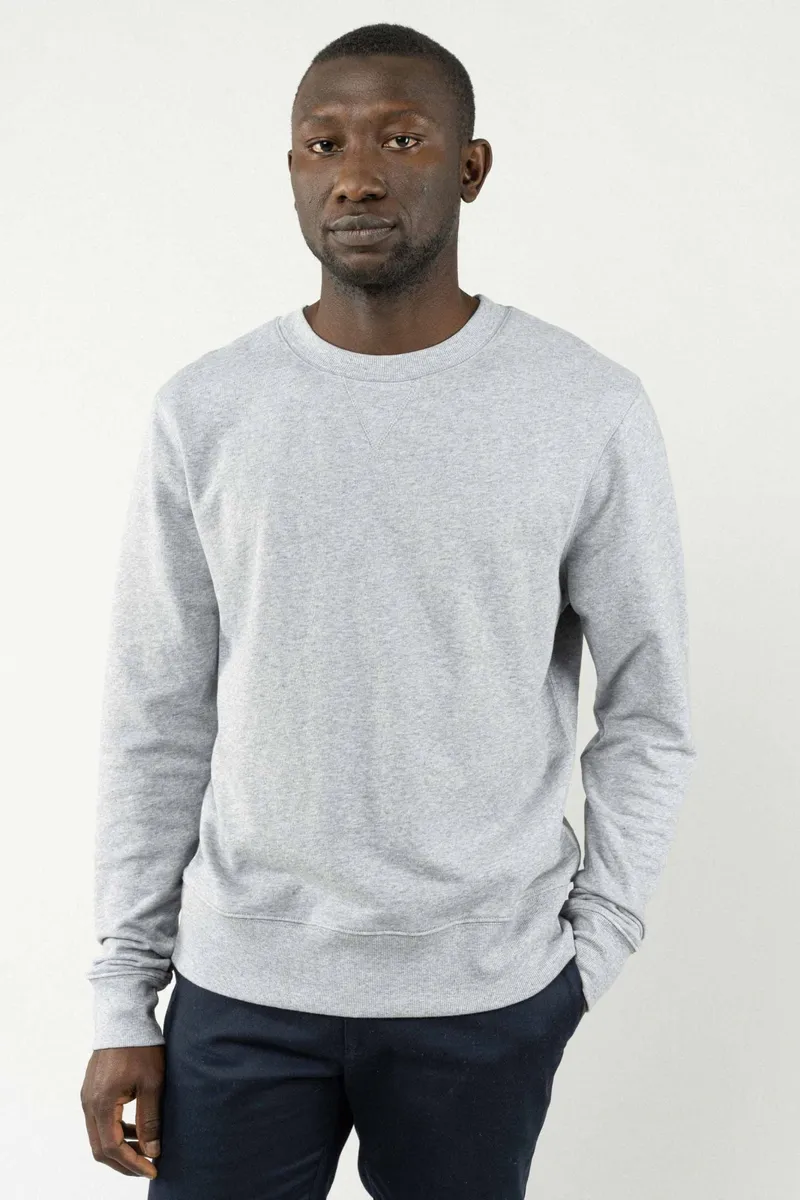 MELA MELA Herren vegan Sweatshirt Adil Grau, Grau, – Produktbild 2 von 2