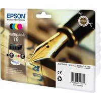 Epson Epson Tintenpatronen T1626/ 16 schwarz, cyan, magenta, gelb, 4er-Set – Produktbild 1 von 1