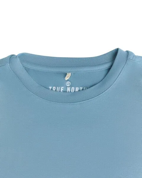 True North True North Kinder Langarmshirt, Atlantikblau, – Produktbild 2 von 3