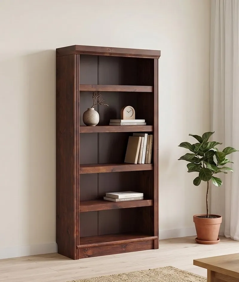 OTTO home Bücherregal Soeren, aus massiver Kiefer, Tiefe 29 cm, FSC®-zertifiziert, Braun, – Produktbild 6 von 8