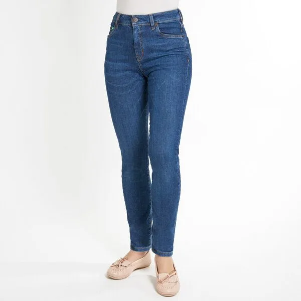 fairjeans fairjeans Röhrenjeans SKINNY HIGH WAVES, eng und elastisch mit hohem Bund, leicht verwaschen – Produktbild 1 von 5