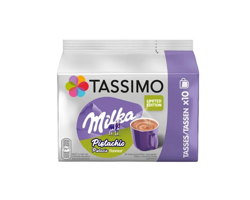 Tassimo Tassimo Kaffee Tassimo Milka Pistachio Kaffeekapseln (kompatibel mit Kapselmaschinen – Produktbild 2 von 2