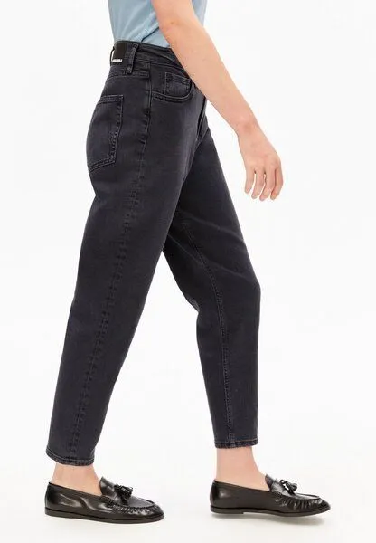 ARMEDANGELS ARMEDANGELS MAIRAA Damen Mom Jeans recycelter Baumwoll Mix, Blue, – Produktbild 4 von 4