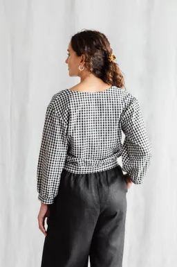 Jyoti - Fair Works Jyoti - Fair Works Damen vegan Bluse Sahay Kariert – Produktbild 1 von 1