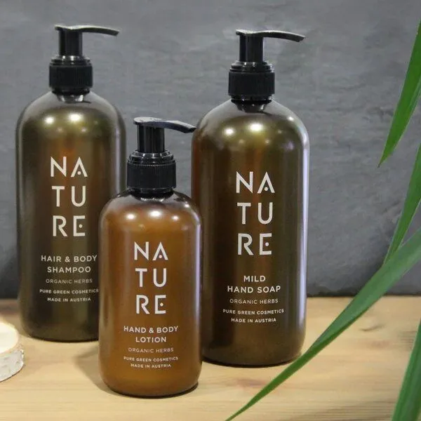 4betterdays 4betterdays Hair & Body Shampoo 'Organic Herbs' | Kunststoffgebinde mit Pumpfunktion – Produktbild 4 von 5