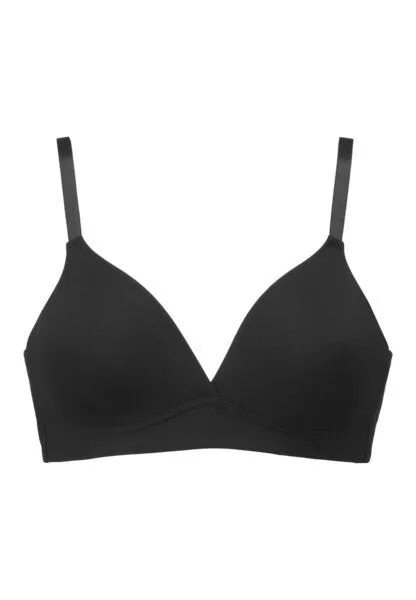 hessnatur hessnatur Spacer BH bügellos PURE SENSE aus TENCEL Modal, Schwarz, – Produktbild 3 von 4