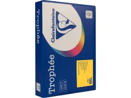 Clairefontaine 500 Blatt Clairfontaine Farbiges Kopierpapier "Trophee" 80 g/m², DIN A4, goldgelb – Produktbild 1 von 1