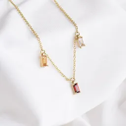 Eppi Eppi Goldenes Armband mit Citrin, Granat und Saphir Abram – Produktbild 1 von 1