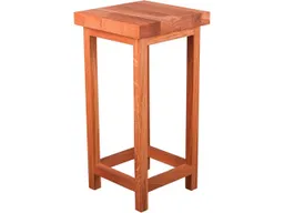 Blumenständer "MAX 4" B 30 x T 30 x H 60 cm, Plattenstärke 4 cm, Eiche geölt – Produktbild 1 von 1