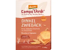 Campo Verde Campo Verde Bio-Dinkelzwieback, ungesüßt, 200 g – Produktbild 1 von 1
