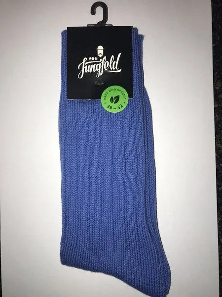 von Jungfeld von Jungfeld Blaue Wintersocken - Damen/Herren – Produktbild 2 von 2