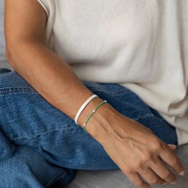 juni juni Tila Armband-Set Silk Emerald - gefertigt in Deutschland – Produktbild 2 von 4
