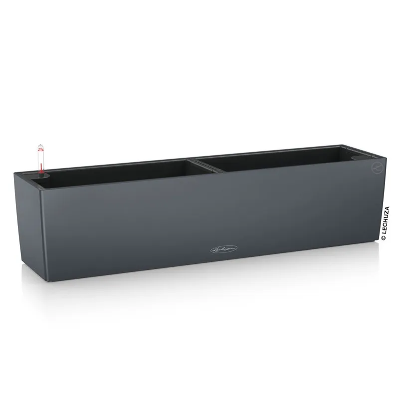 Lechuza® Lechuza® Blumenkasten Lechuza Balkonkasten Balconera Color 80, Grau, – Produktbild 2 von 2